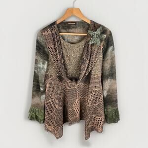 Goblincore Tunic By John Fashion Womens M Witchy Goth Mesh Lace Festival Cosplay